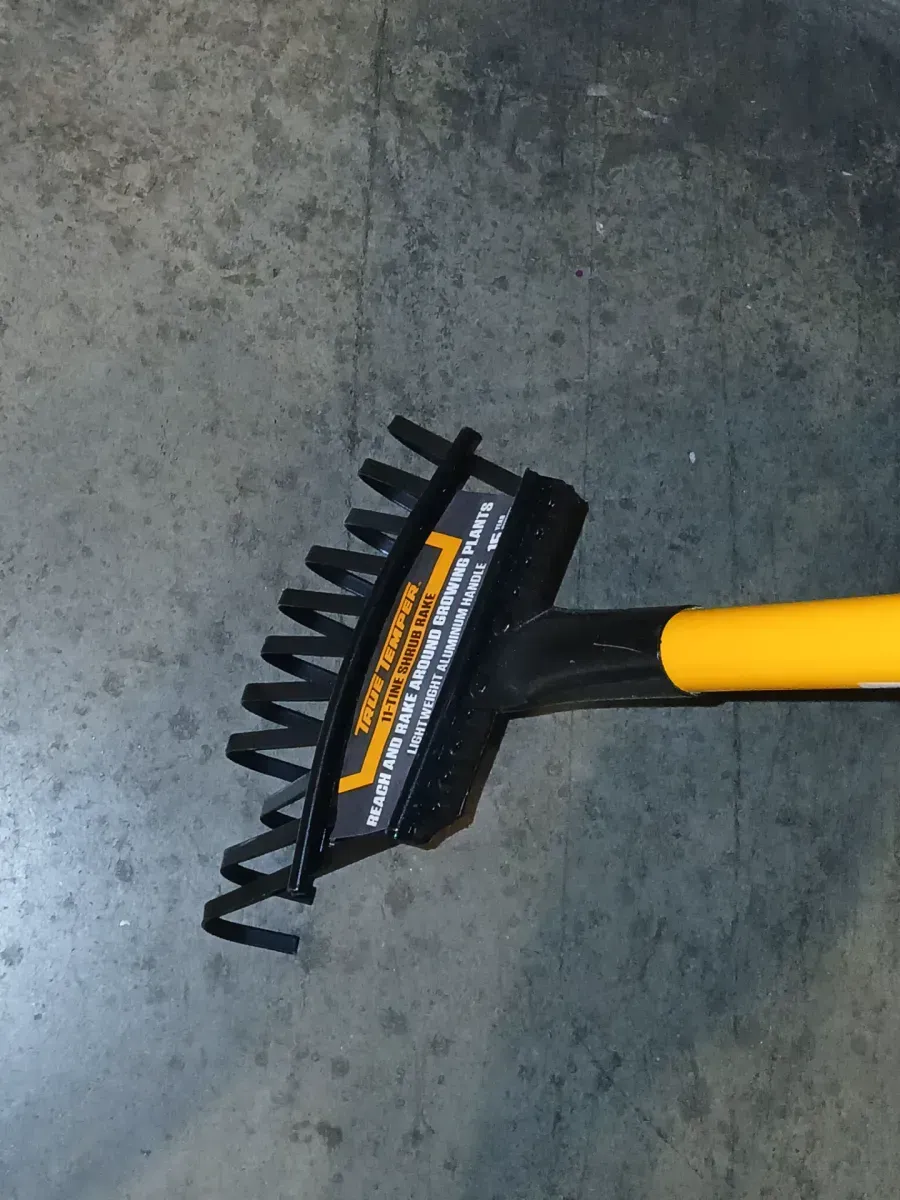SuperFlex 48 in. Handle 11-Tine Steel Shrub Rake - image 3
