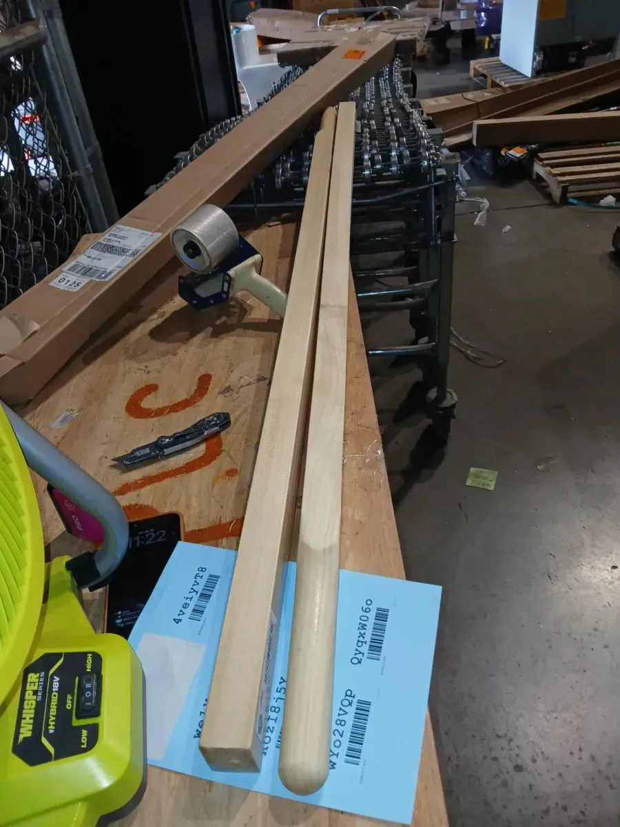 60 in. Hardwood Wheelbarrow Handle (Pack of 2) - image 2