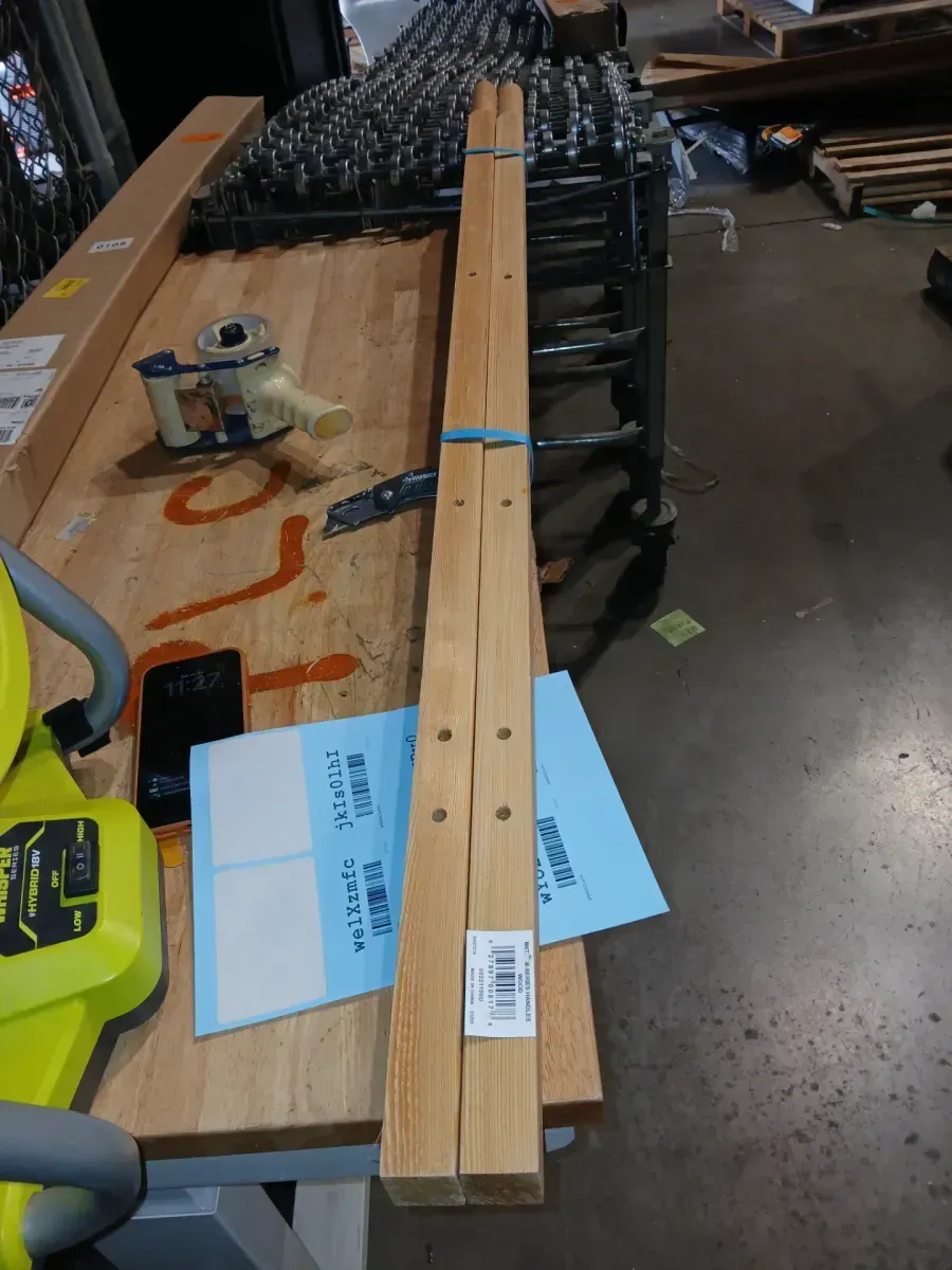 Jackson M Series Replacement Wheelbarrow Handles - 221100, Brown - image 2