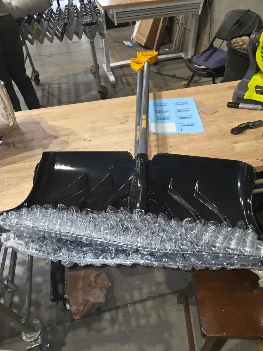 38.3 in. Steel Handle Plastic Snow Shovel (Pack of 2) - image 4