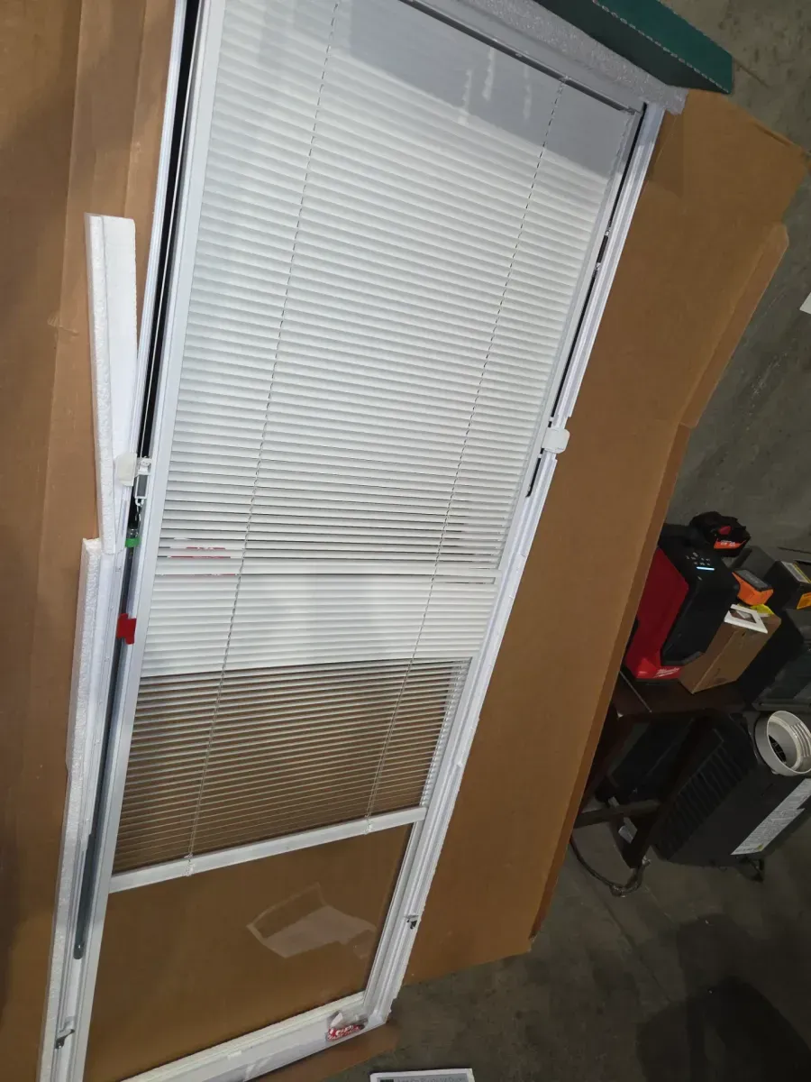 White Cordless Add-On Blinds for Raised Frame Doorglass 23-3/4 in. Width x 65-3/4in. Height - image 3