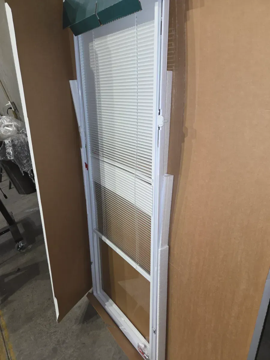 White Cordless Add-On Blinds for Raised Frame Doorglass 23-3/4 in. Width x 65-3/4in. Height - image 4