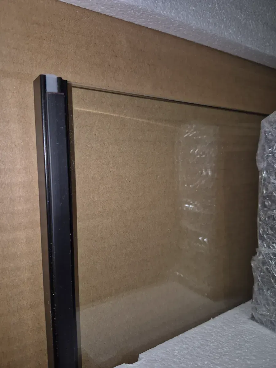 Victoria 32  in. W x 72 in. H Pivot Swing Frameless Shower Door in Brushed Nickel with Clear Glass - image 4