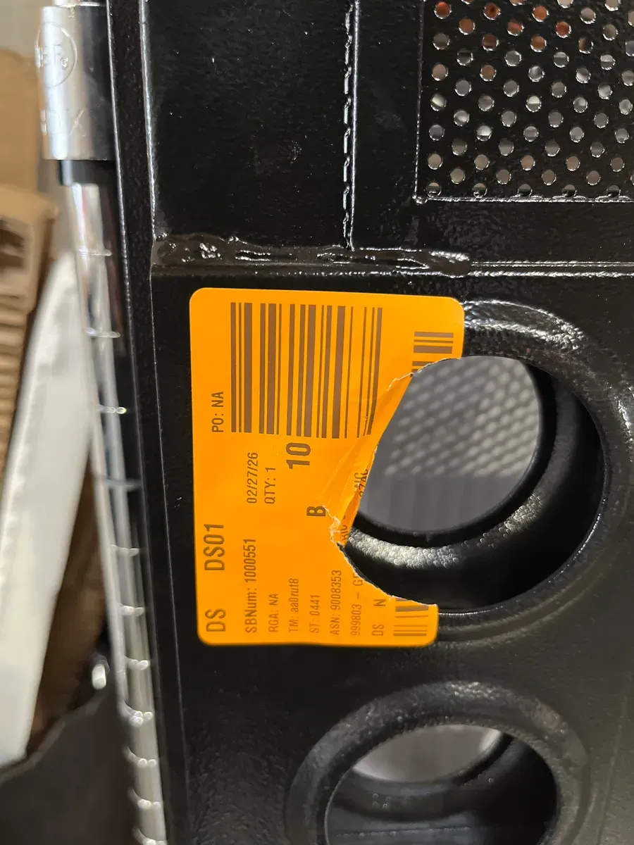 36 in. x 80 in. Arcada Black Surface Mount Outswing Steel Security Door with Expanded Metal Screen - image 3