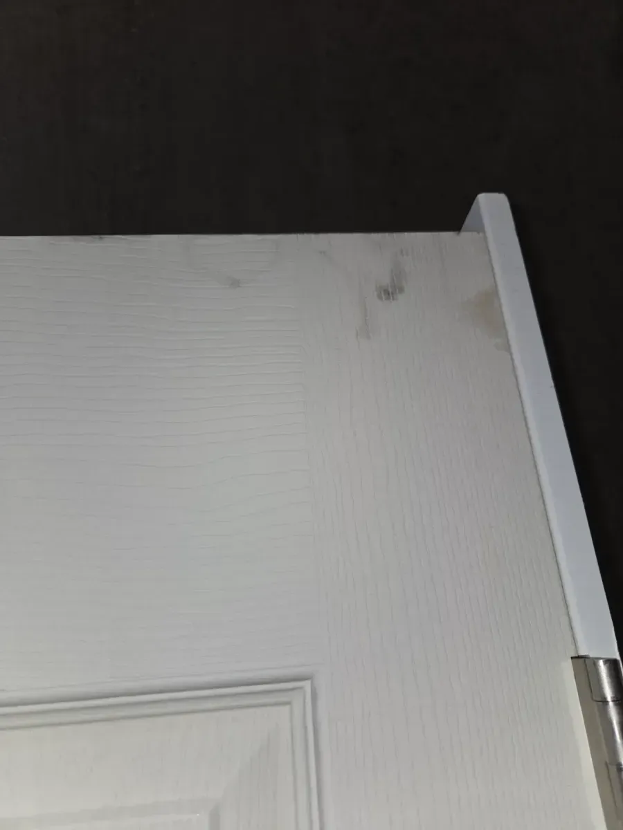 *** with frame *** Masonite 30 in. x 80 in. 6 Panel Left-Handed Primed Composite Hollow Core Single Prehung Interior Door 4-9/16 in. Flat Jamb - image 3