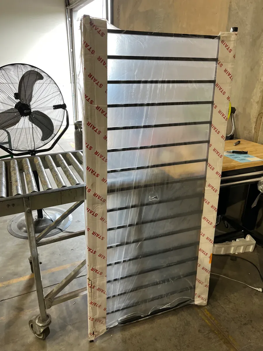 Cinch 6ft. x 34Satin Black Steel Level Rail Panel with Square Baluster - image 2