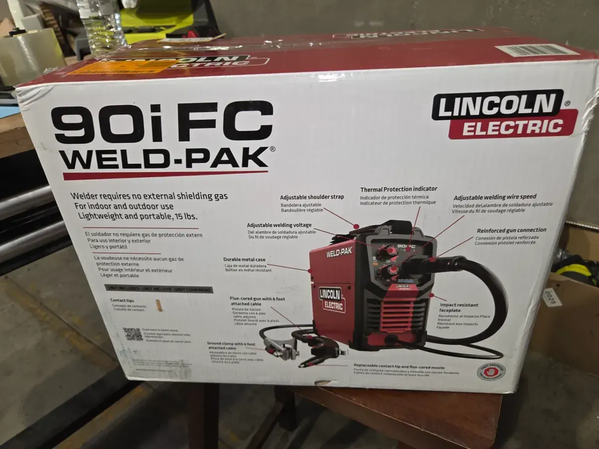 WELD-PAK 90i FC Flux-Cored Wire Feeder Welder (No Gas) Kit with 0.035 Flux Core Wire - image 6