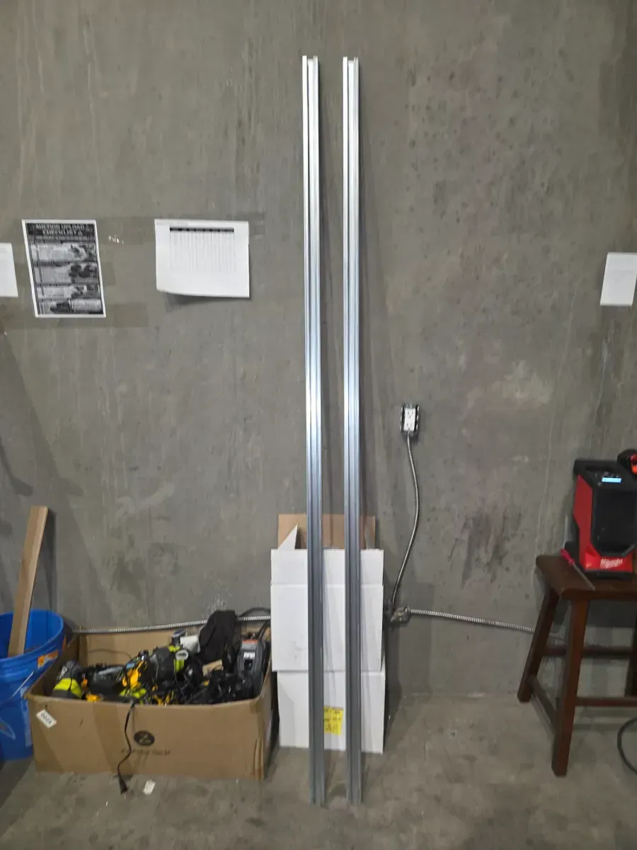 Johnson Hardware Soft Close and Open 1500 28 in. to 36 in. x 80 in. Steel Upright Universal Pocket Door Frame for 2 in. x 4 in. Stud Wall - image 2