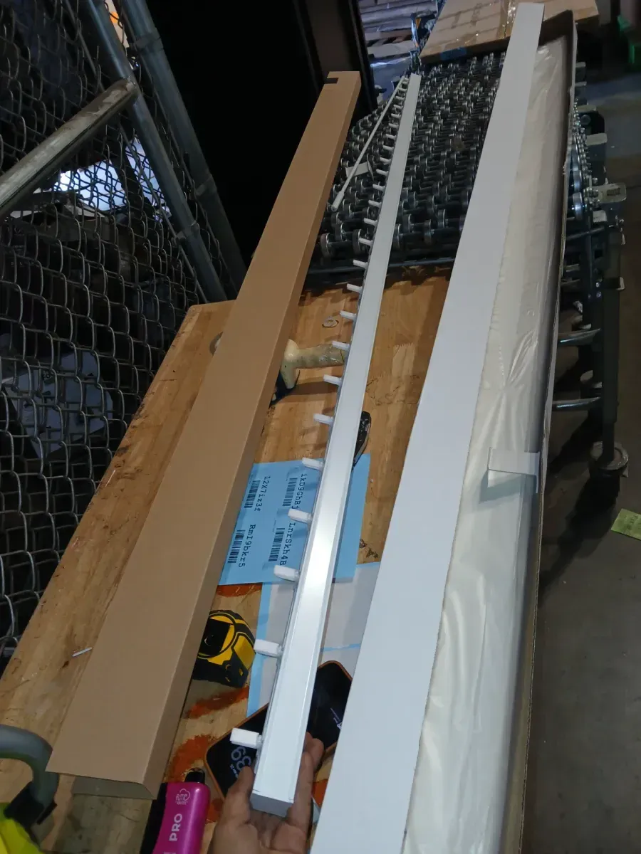 Crown Alabaster Cordless Room Darkening Vertical Blinds for Sliding Doors Kit with 3.5 in. Slats - 78 in. W x 84 in. L - image 4