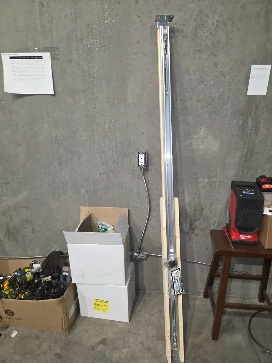 Johnson Hardware Soft Close and Open 1500 28 in. to 36 in. x 80 in. Steel Upright Universal Pocket Door Frame for 2 in. x 4 in. Stud Wall - image 4