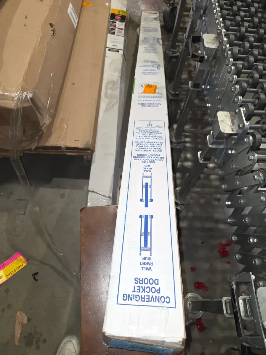 Johnson Hardware Soft Close and Open 1500 28 in. to 36 in. x 80 in. Steel Upright Universal Pocket Door Frame for 2 in. x 4 in. Stud Wall - image 6