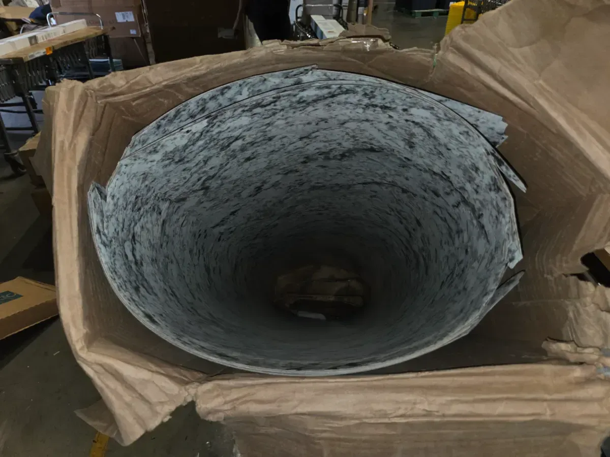 5 ft. x 12 ft. Laminate Sheet in White Ice Granite with Premiumfx Etchings Finish - image 6