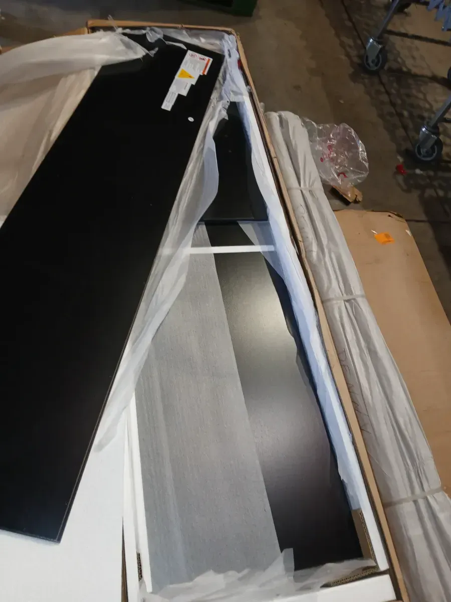 Dark Brown Wood 47.25 in. Storage CabInet Sideboard Buffet with Adjustable Pine Legs and 2-Doors - image 3