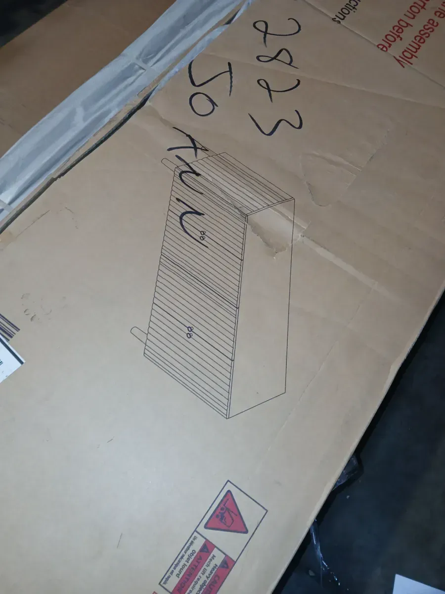 Dark Brown Wood 47.25 in. Storage CabInet Sideboard Buffet with Adjustable Pine Legs and 2-Doors - image 4