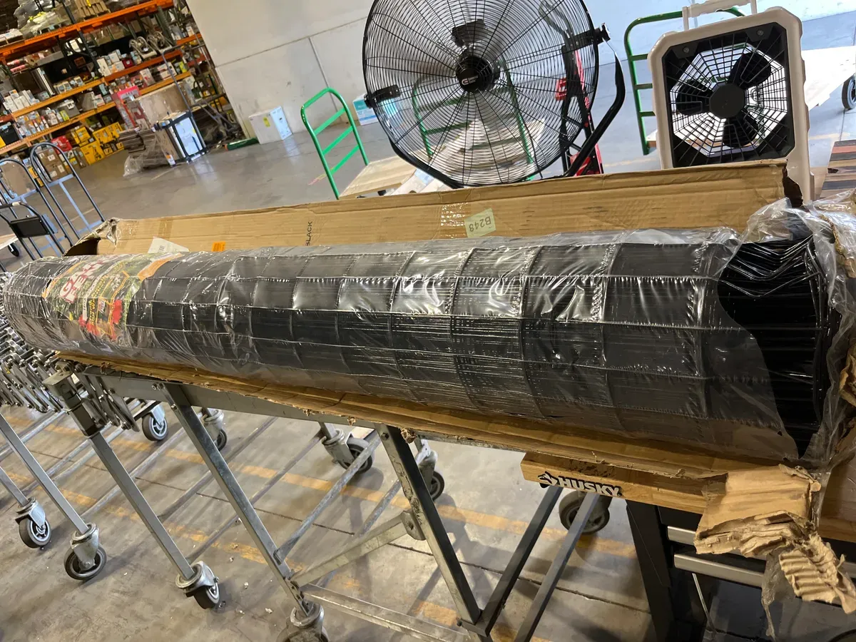 6 ft. x 50 ft. 14-Gauge Black PVC-Coated Welded Wire - image 4