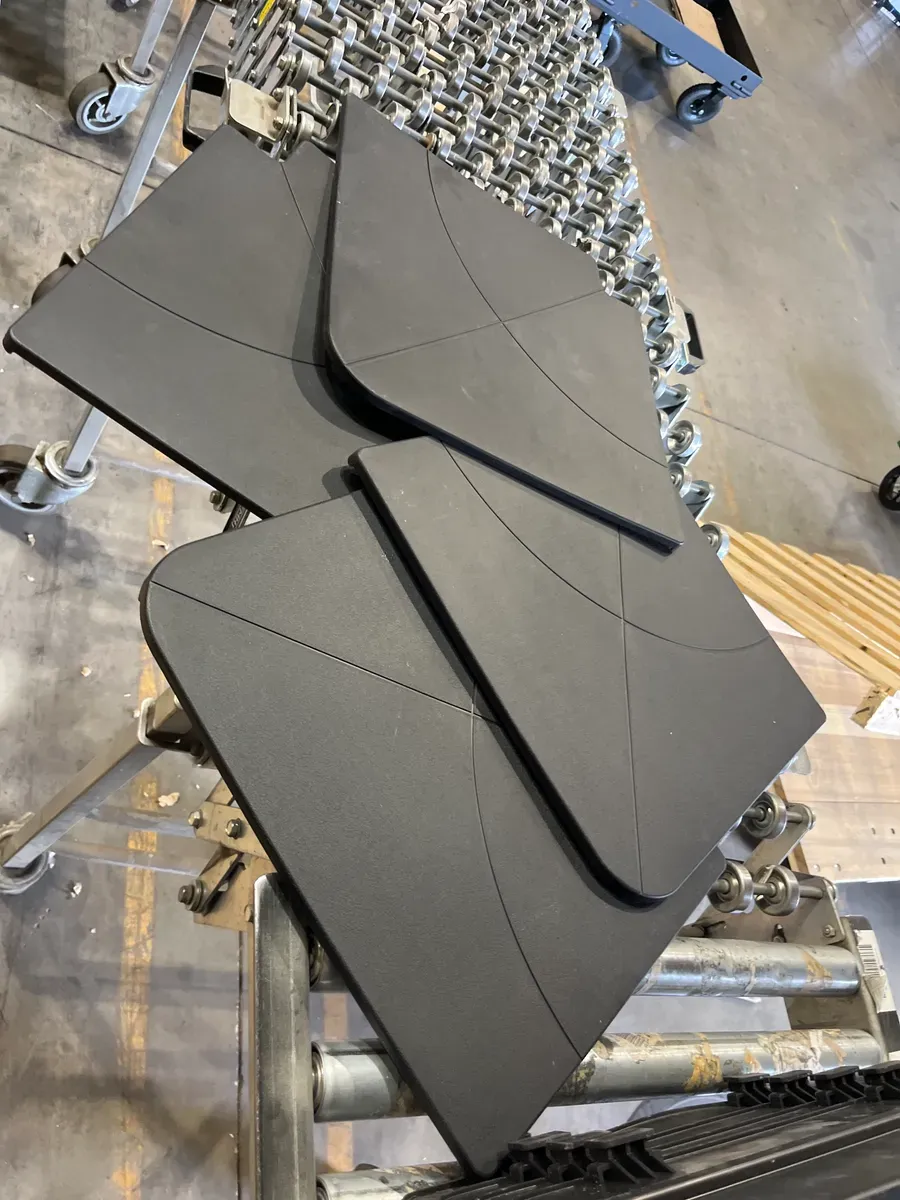 10 ft. Steel Cantilever Market Patio Umbrella in Putty - image 4