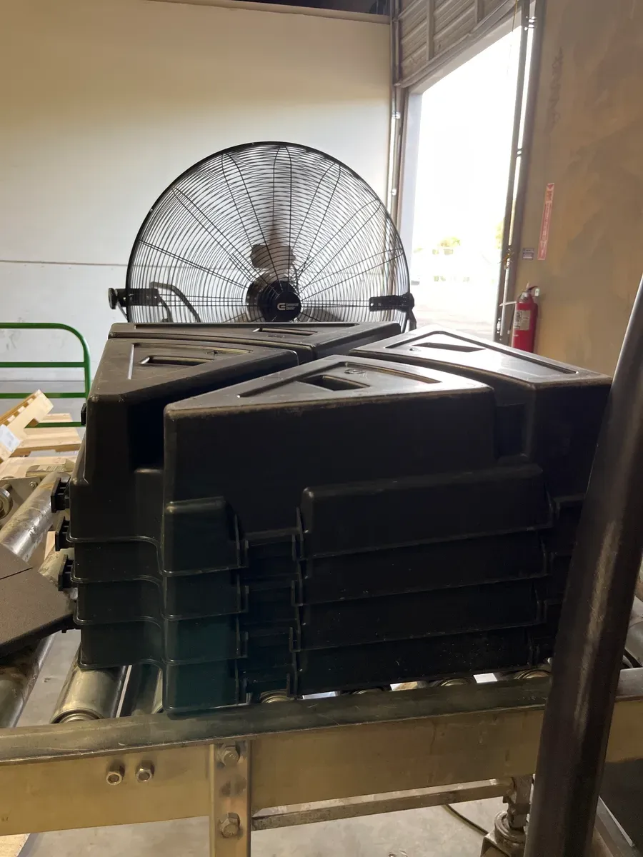 10 ft. Steel Cantilever Market Patio Umbrella in Putty - image 5