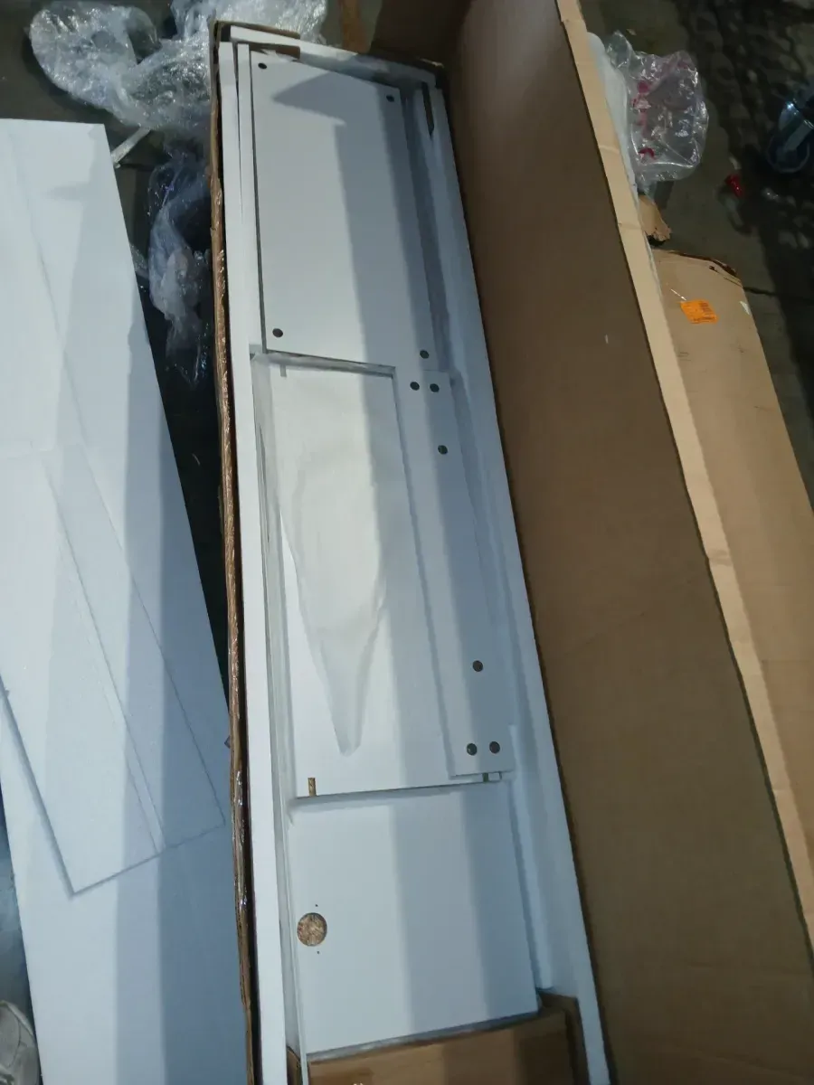 VEVOR Kitchen Pantry Cabinet, 60" Tall Food Pantry Storage Cabinet, 110LBS Freestanding Storage Cabinet Cupboard with 3 Shelves(2 Adjustable), Engineered Wood Utility Pantry for Kitchen, Dining Room - image 1