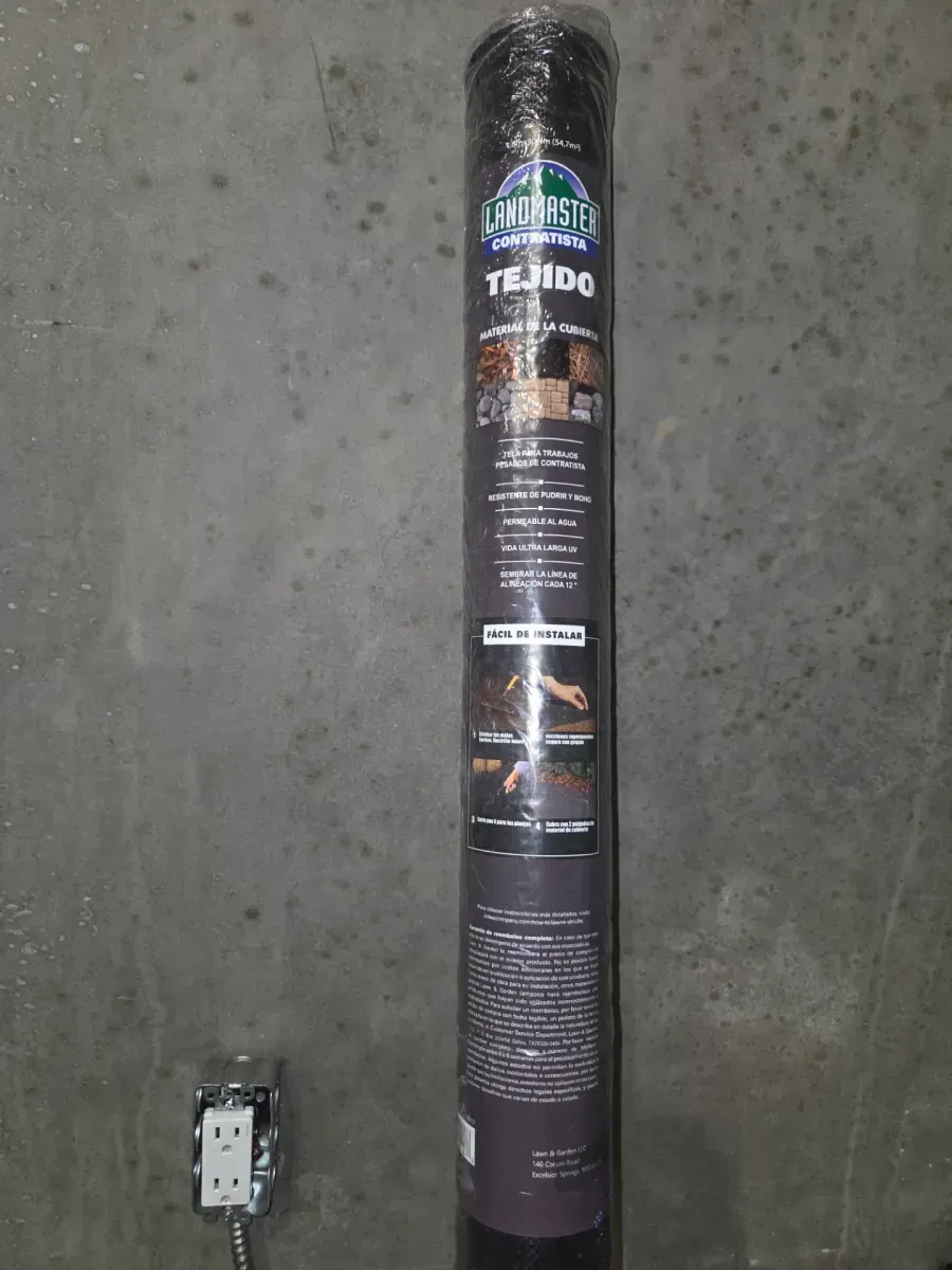 6 ft. x 100 ft. Woven Contractor Ground Cover Weed Barrier Landscape Fabric, Heavy Duty, Commercial Grade - image 4