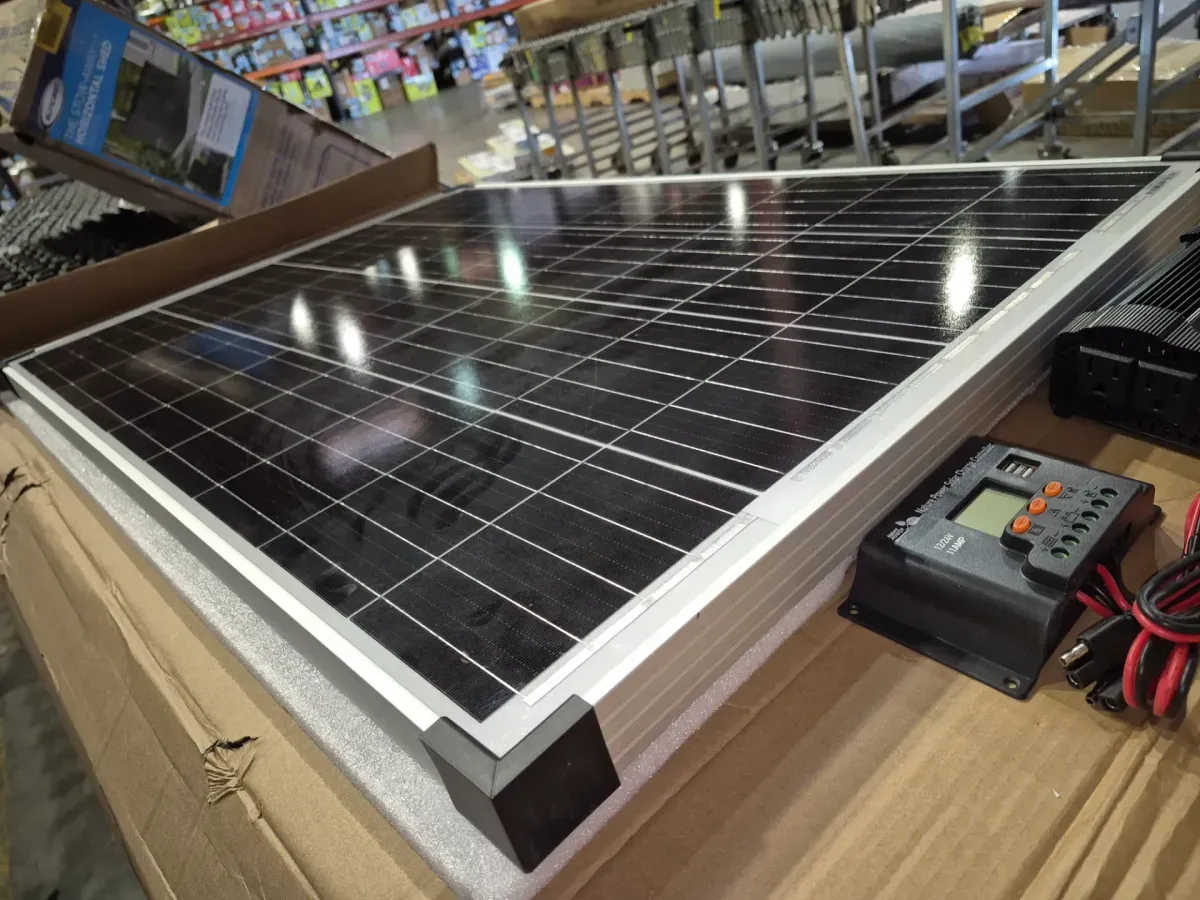 110-Watt Polycrystalline Solar Panel with 300-Watt Power Inverter and 11 Amp Charge Controller - image 6