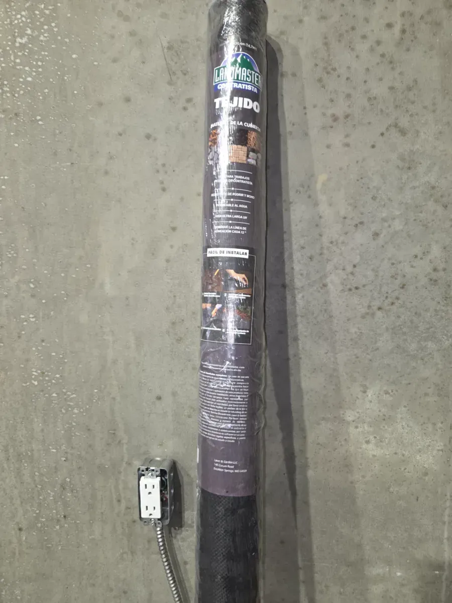 6 ft. x 100 ft. Woven Contractor Ground Cover Weed Barrier Landscape Fabric, Heavy Duty, Commercial Grade - image 4