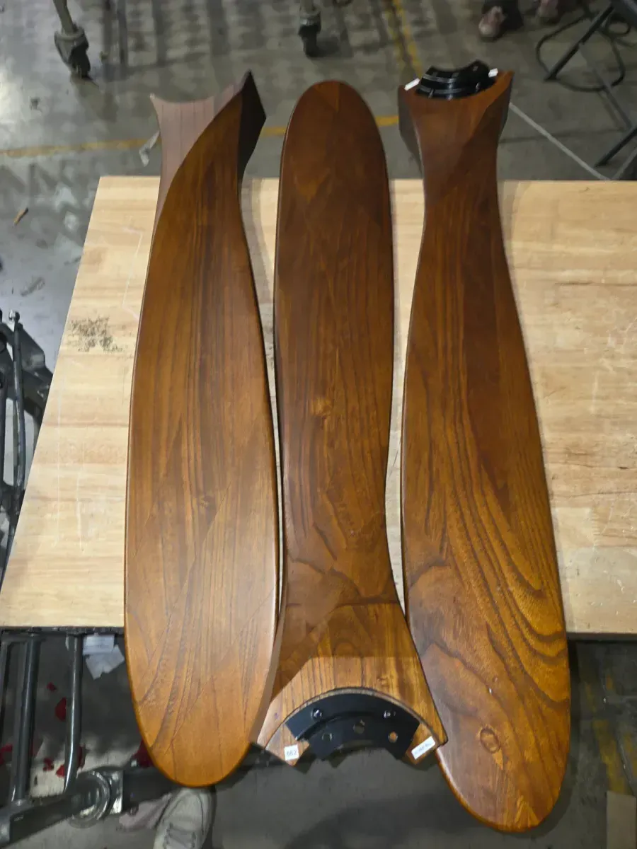 Maverick Max LED 70 in. Integrated LED Indoor/Outdoor Matte Black Ceiling Fan with Dark Walnut Blades with Remote - image 3