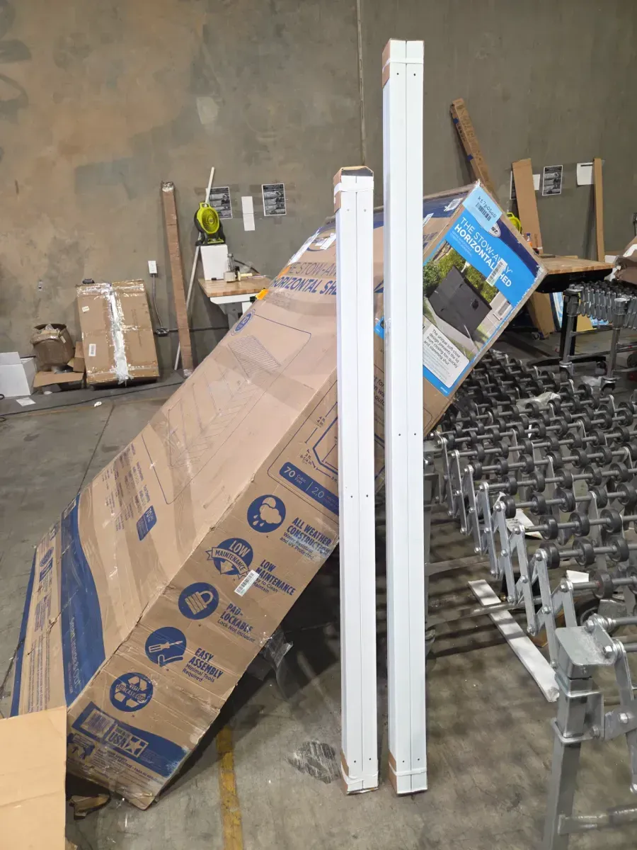 59 in. x 80-1/2 in. Aspen White Gloss Painted Steel Frame Prefinished White Hardboard Interior Sliding Door - image 4