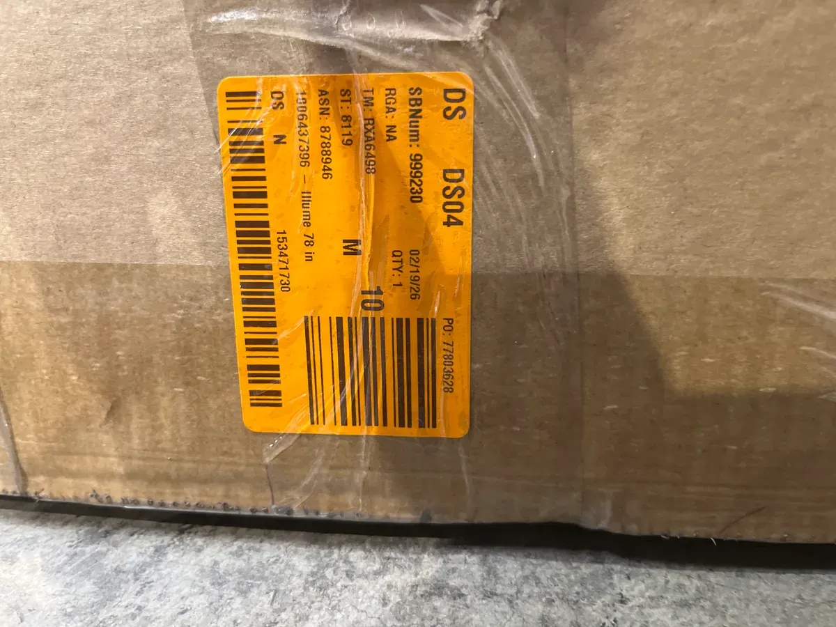 Vela 49 in. W x 78 in. H Frameless Fixed Single Panel Shower Door in Brushed Nickel Without Handle - image 4