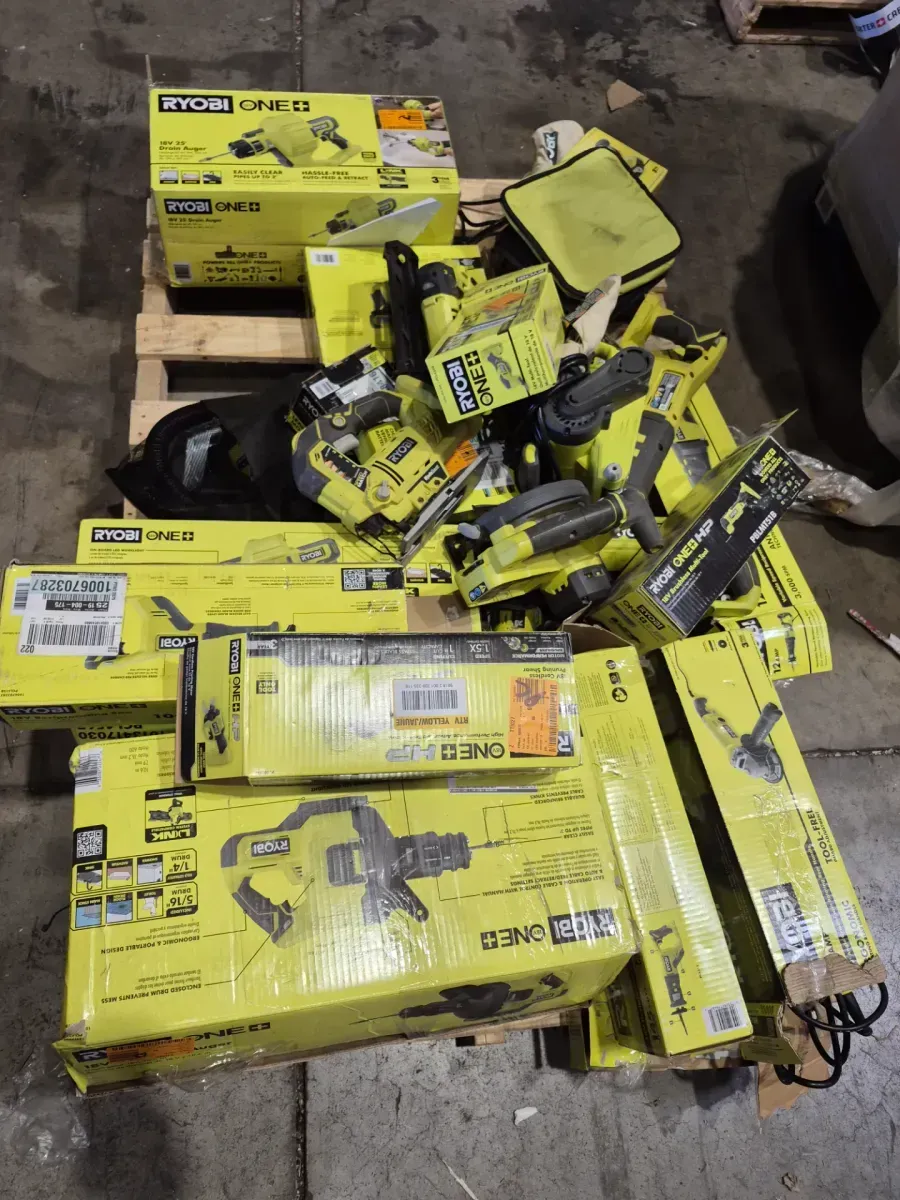 Pallet of 25 non-functional RYOBI tools - image 1