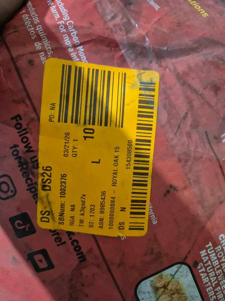 15.44 lbs. Natural Lump Charcoal and 16 CT Tumbleweeds Firestarter (Combo Pack) - image 2