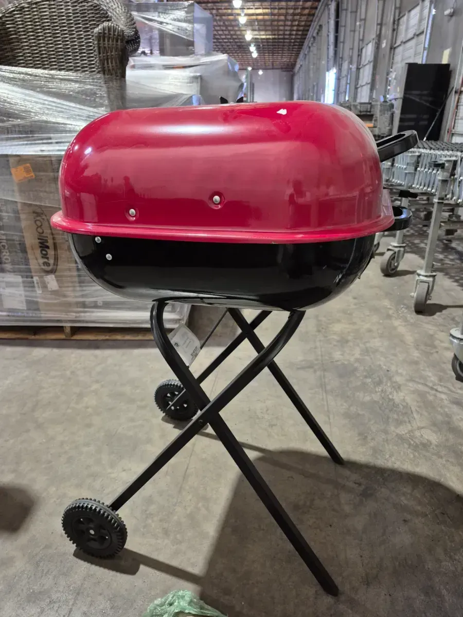 Walk-A-Bout Portable Red Charcoal Grill - image 4