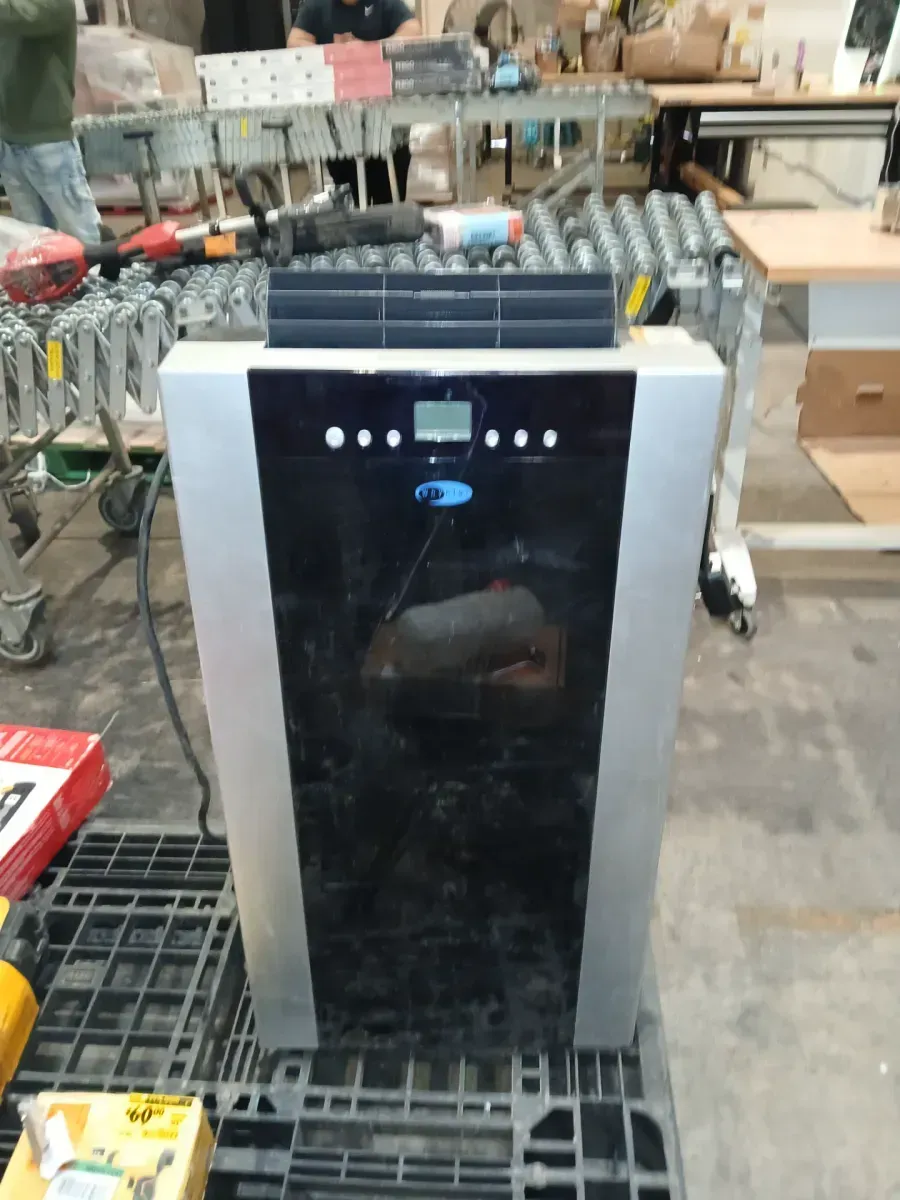 9,200 (DOE) BTU Portable Air Conditioner Cools 500 Sq. Ft. with Heater, Dehumidifier, and Remote in Black - image 3