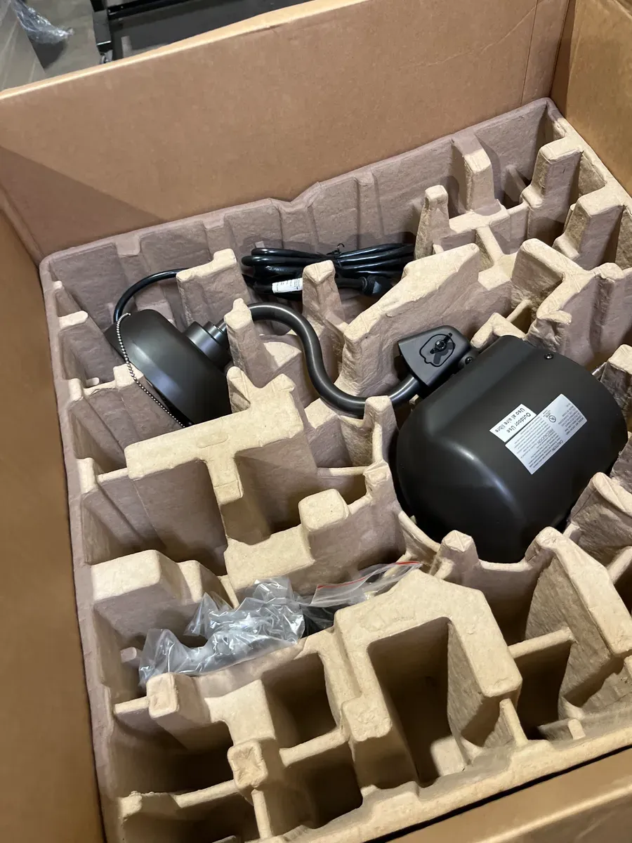 Henton 18 in. 3 Speed Oscillating High Velocity Flat Bronze Indoor/Outdoor Wall Mount Fan - image 7