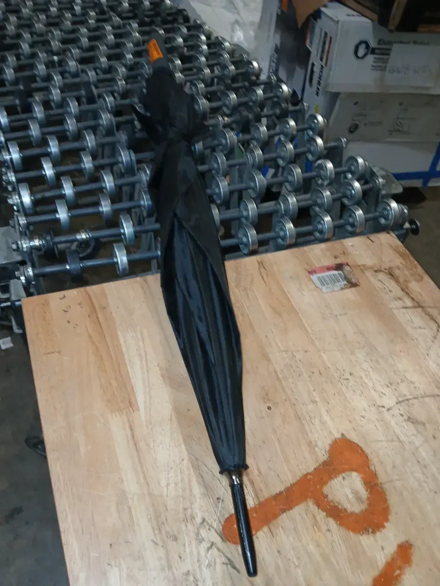 5 ft. Golf Umbrella in All Black - image 4