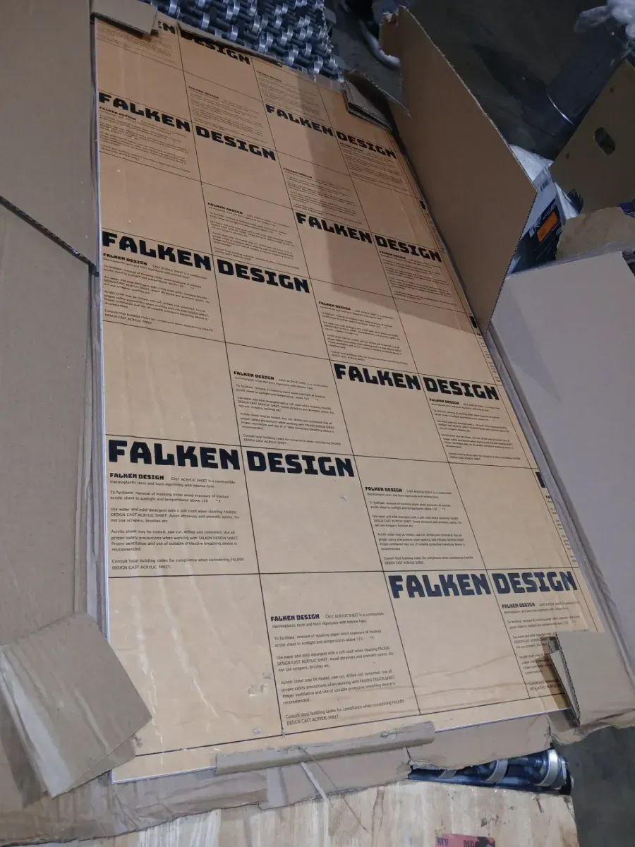 ** Pack of 2 *** 24 in. x 48 in. x 1/8 in. Thick Acrylic White Opaque 7508 Sheet - image 2