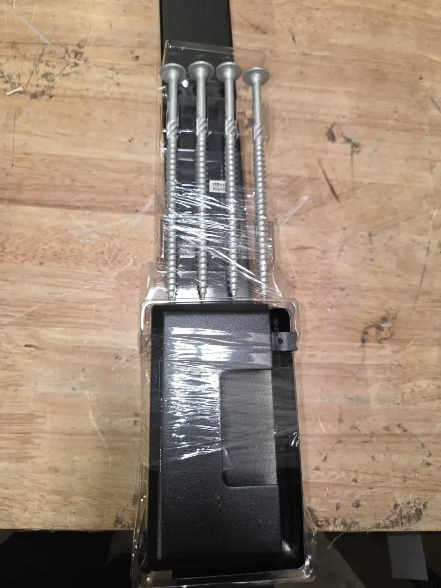 ***Pack of 6***36 in. H x 4-11/16 in. W Matte Black Aluminum Deck Railing End Post Kit - image 3