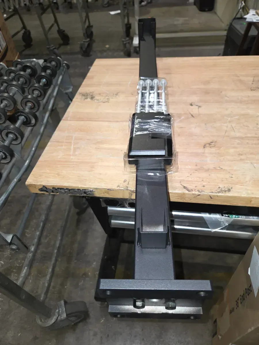 ***Pack of 6***36 in. H x 4-11/16 in. W Matte Black Aluminum Deck Railing End Post Kit - image 2