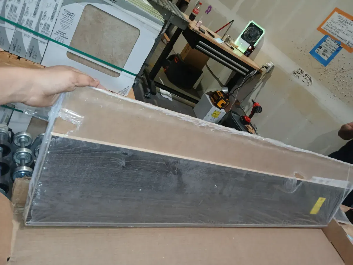 Hickory Lake 1.25 in. T x 12 in. W x 47.2 in. L Luxury Vinyl Stair Tread Eased Edge (2 Pieces/case) - image 2