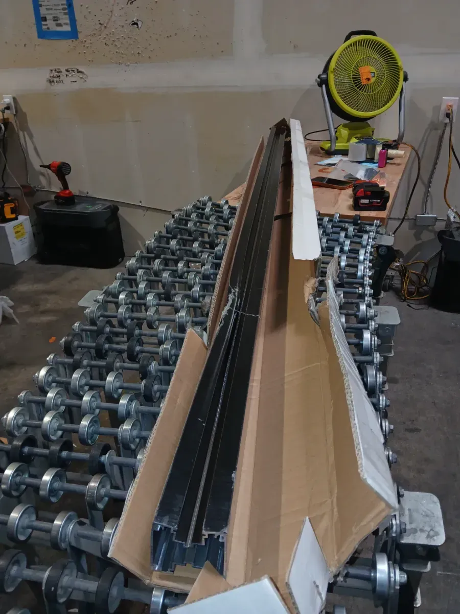 96 in. Black Aluminum In-Ground Fence Line Post and Hardware - Kit C8 - image 4