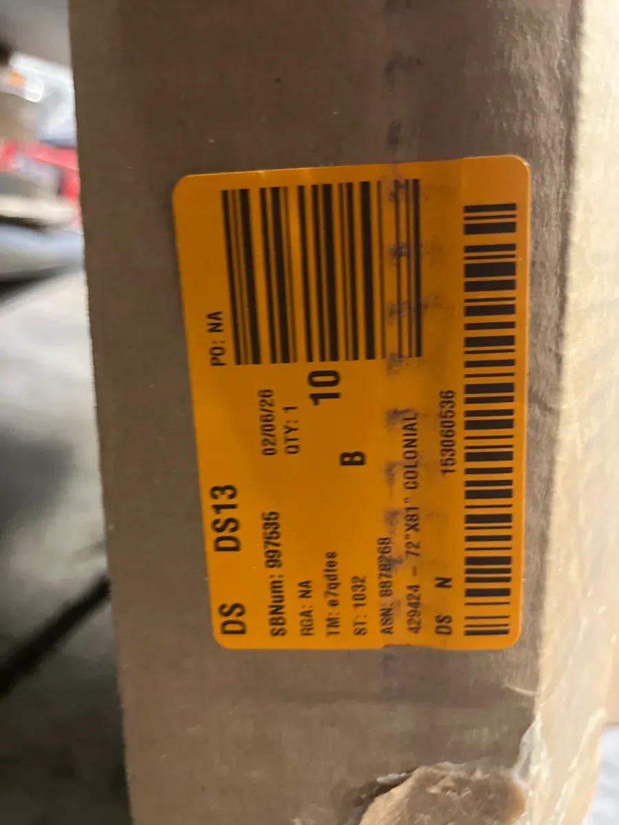 Contractors Wardrobe 72 in. x 81 in. Colonial White Prefinished Hardboard Panels Steel Framed Interior Sliding Door - image 2