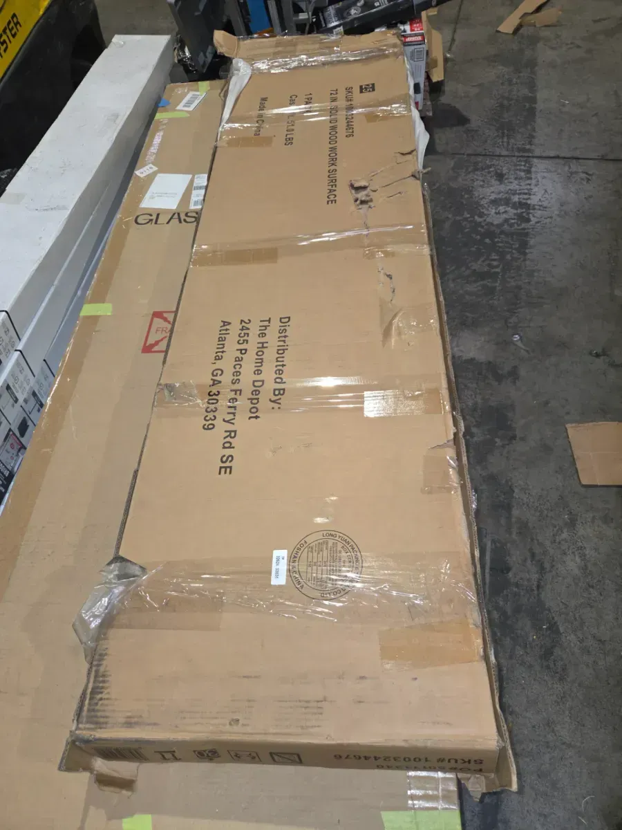 ***It's just the tabletop.***72 in. Solid Wood Work Surface for Ready-to-Assemble 6-ft. adjustable height workbench - image 4