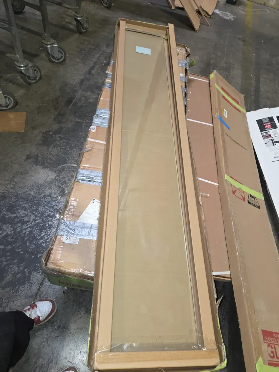 Vela 12 in. W x 78 in. H Frameless Fixed Single Panel Shower Door in Polished Nickel Without Handle - image 4