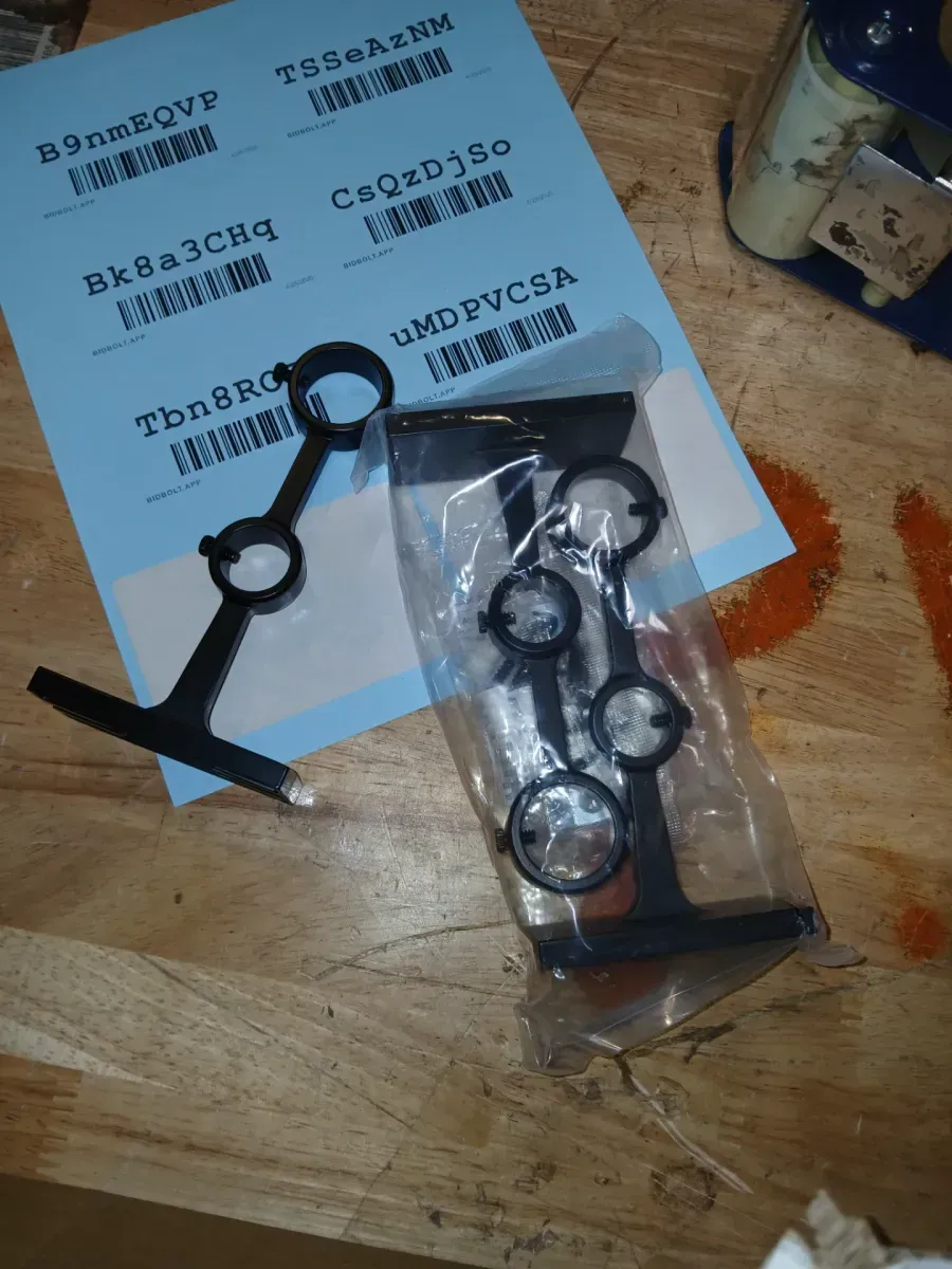 72-144 in. and 36-72 in. Telescoping 1 in Double Rod Kit in Matte Black with Elevated Cap Combo (2 Piece) - image 3