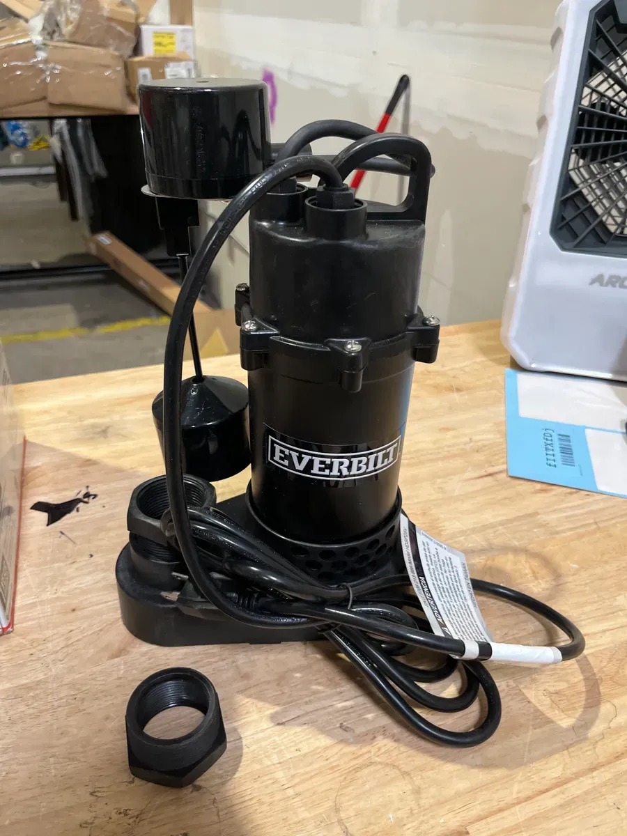 1/2 HP Aluminum Submersible Sump Pump Vertical Switch - image 5