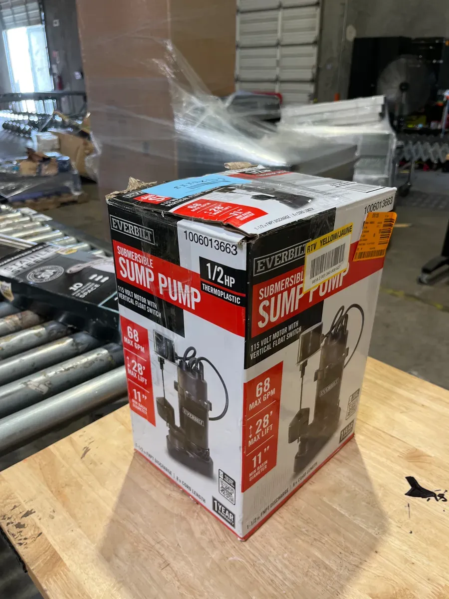 1/2 HP Aluminum Submersible Sump Pump Vertical Switch - image 6