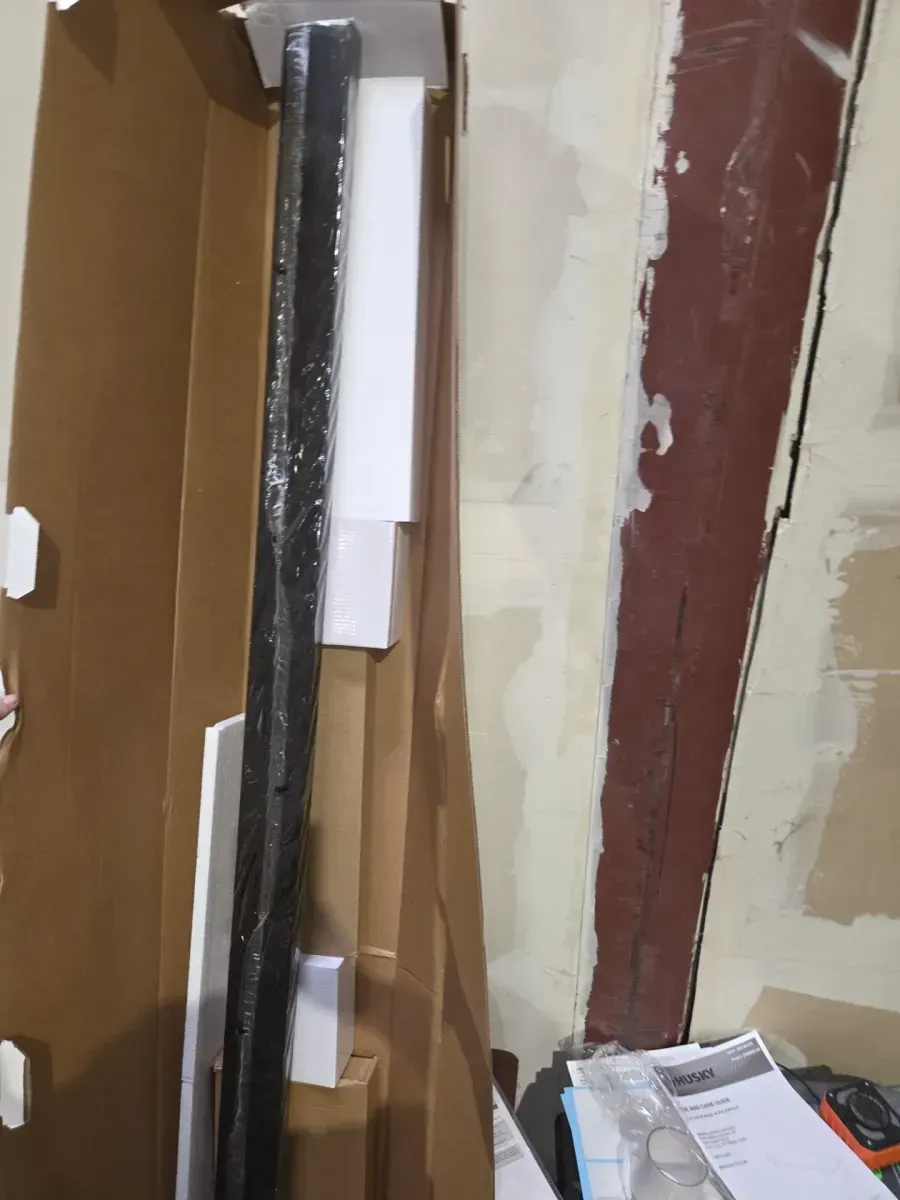 Delta Bridger Black Heavy Hinge Frameless Pivot Shower/Tub Hardware Assembly Kit - image 6