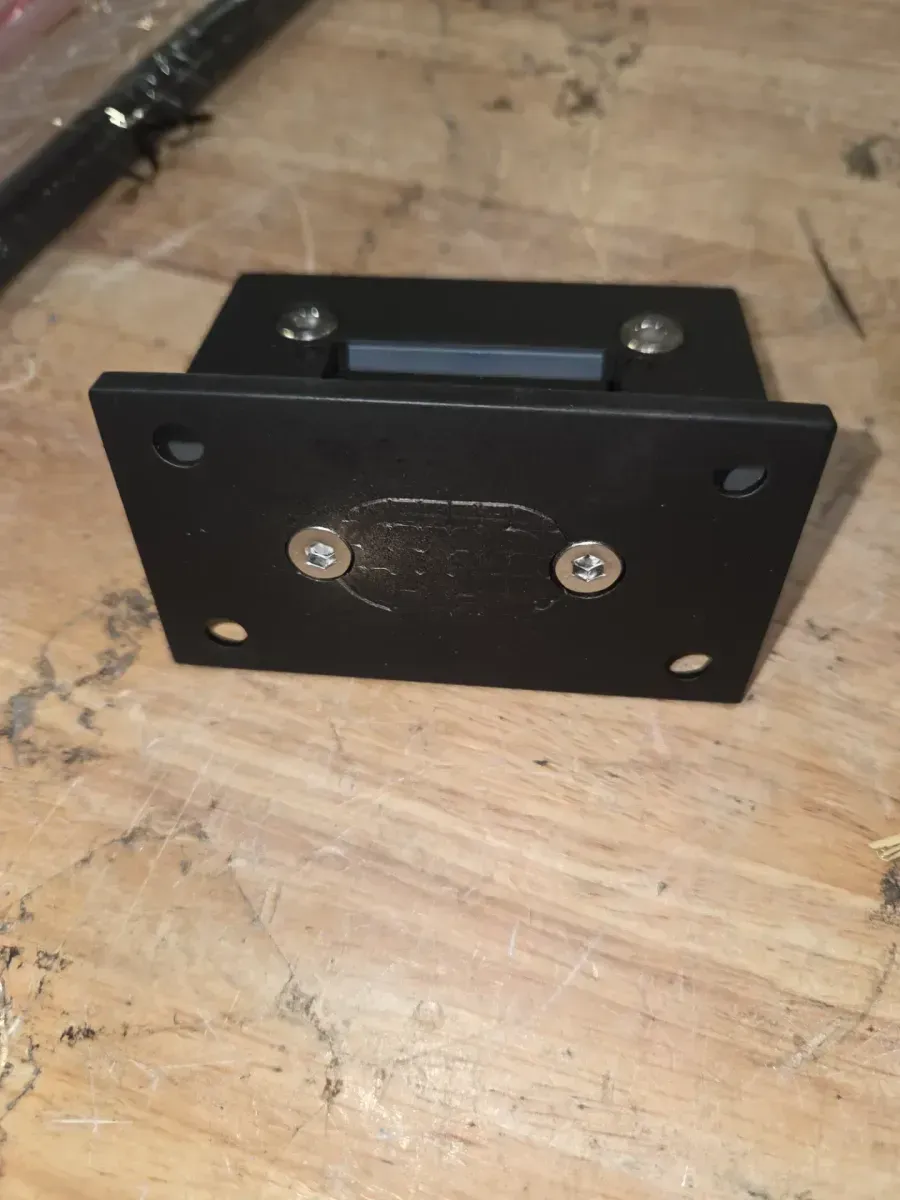 Delta Bridger Black Heavy Hinge Frameless Pivot Shower/Tub Hardware Assembly Kit - image 3