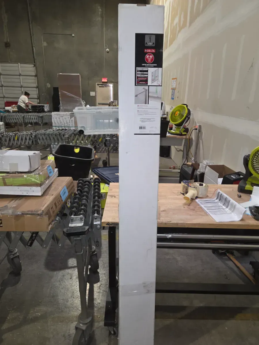 Delta Bridger Chrome Heavy Hinge Frameless Pivot Shower Hardware Assembly Kit - image 7