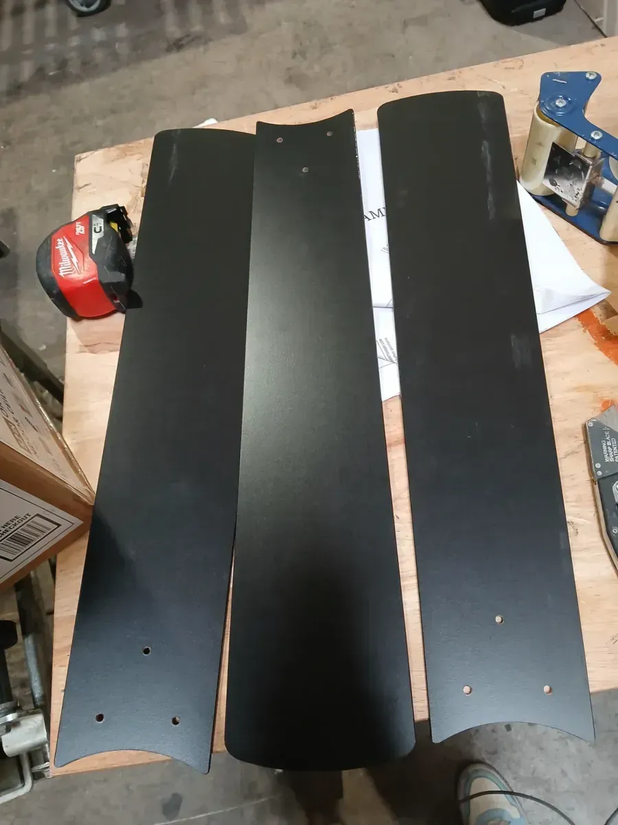 Orla 52 in. Quiet Indoor Matte Black Ceiling Fan with LED Light kit and Remote Control - image 2