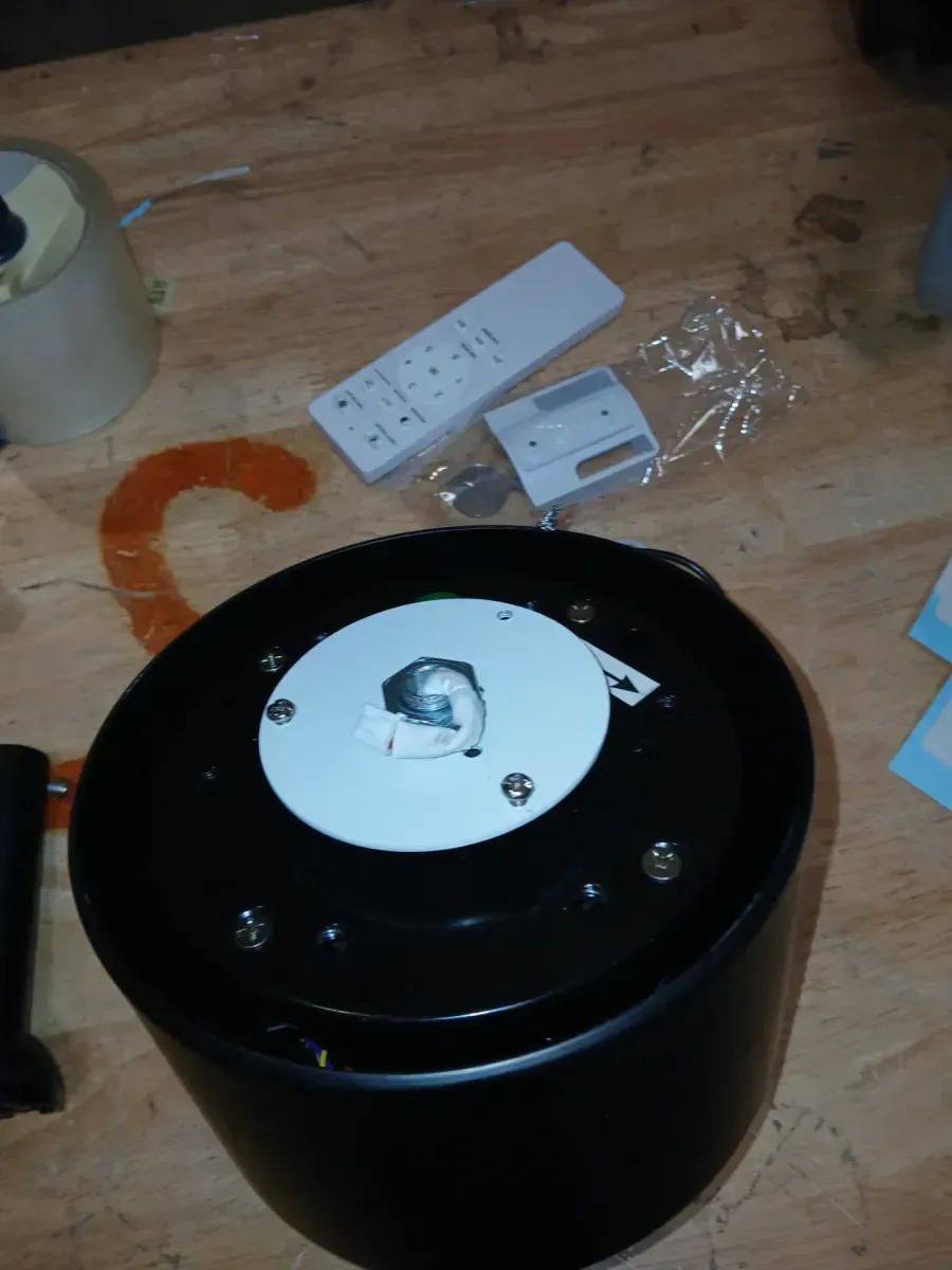 Orla 52 in. Quiet Indoor Matte Black Ceiling Fan with LED Light kit and Remote Control - image 5